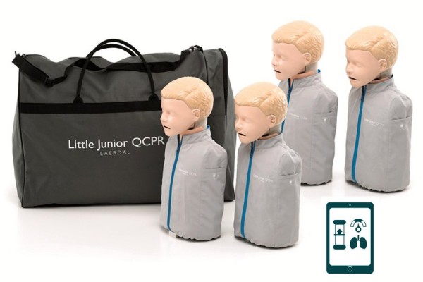 Fantomy do nauki resuscytacji dziecięce Laerdal Little Junior QCPR 4-pak 129-01050